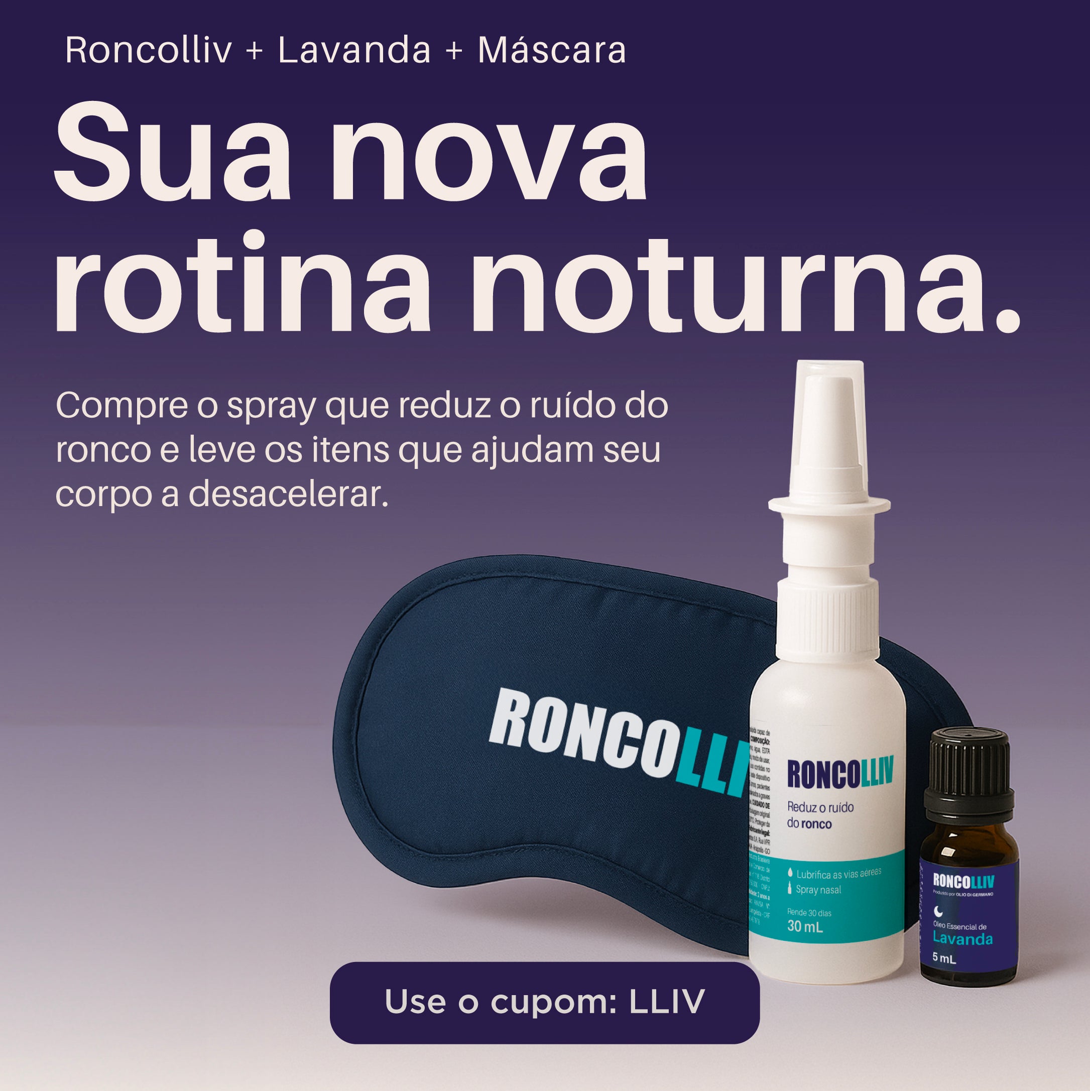 LLIV: Spray para ronco eficaz, seguro e discreto. - Spray para Ronco e ...
